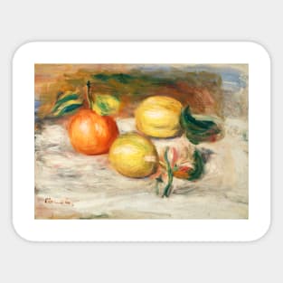 Lemon and Orange Painting Sticker